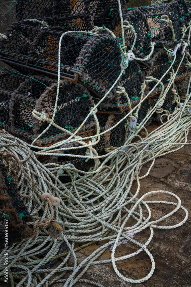 Fishing traps on Achill Island, Ireland Fishing traps on Achill Island, Ireland