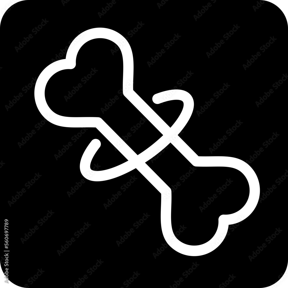 Solid Bones circle icon Solid Bones circle icon