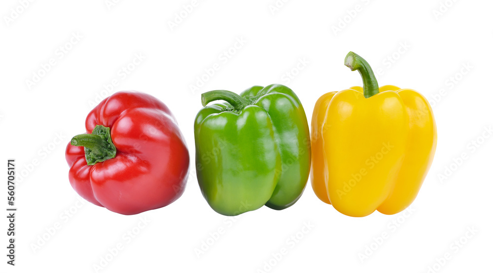 Bell pepper isolated on transparent png Bell pepper isolated on transparent png