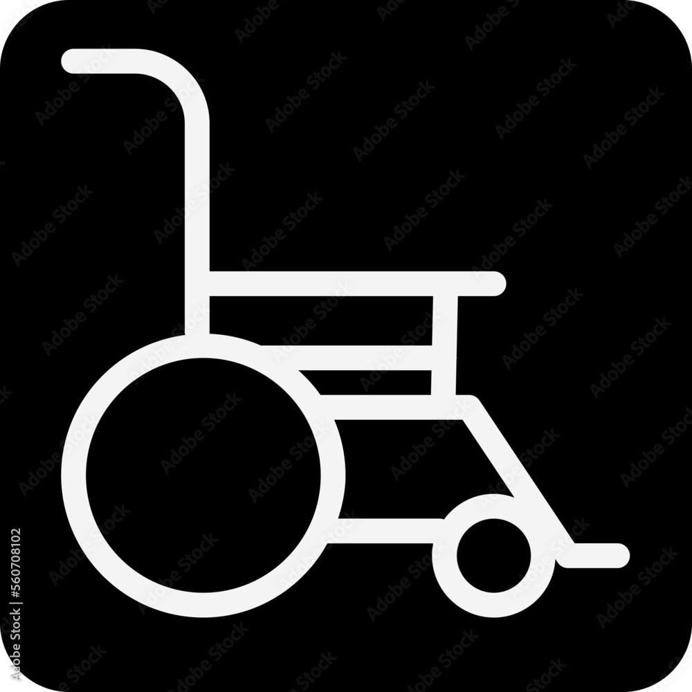 Solid Wheelchair icon Solid Wheelchair icon