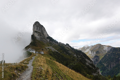 Stauberenkanzel mountain in Appenzell, the Swiss mountains photo