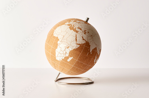 Paperboard planet earth globe photo
