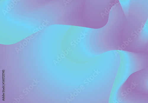 Abstract soft color fluid wave. Duotone geometric compositions with gradient 3d flow shape. Innovation mode vector