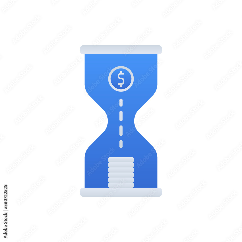 Investment business icon with blue duotone style. Safe, sign, loan, budget, wallet, wealth, savings. Vector illustration Investment business icon with blue duotone style. Safe, sign, loan, budget, wallet, wealth, savings. Vector illustration