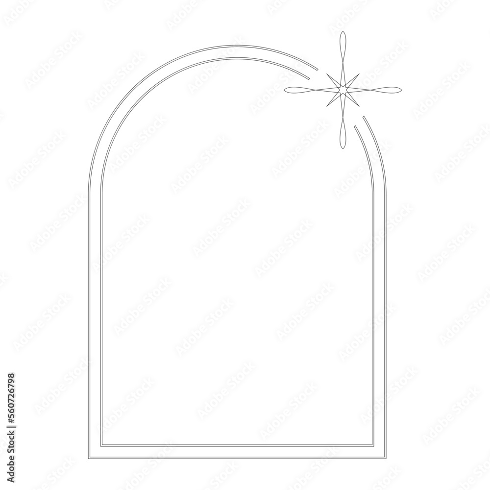 Fototapeta premium Aesthetic Line Art