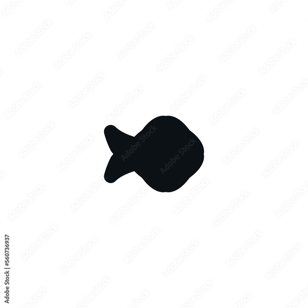 Fish icon. Simple style fish restaurant big sale poster background symbol. Fish shop brand logo design element. Fish t-shirt printing. Vector for sticker. Fish icon. Simple style fish restaurant big sale poster background symbol. Fish shop brand logo design element. Fish t-shirt printing. Vector for sticker.