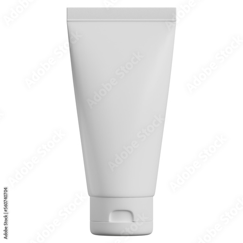 lotion cosmetic tube 3d rendering illustration