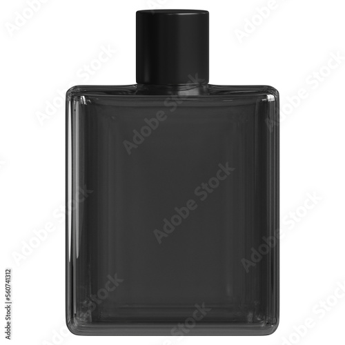 perfume bottle 3d rendering illustration