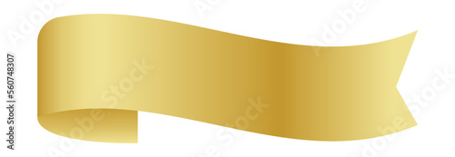 gold ribbon, sticker golden ribbon, gold label
