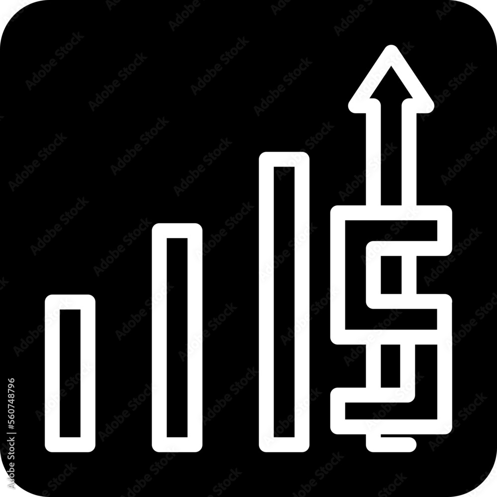 Solid finance management vector icon Solid finance management vector icon
