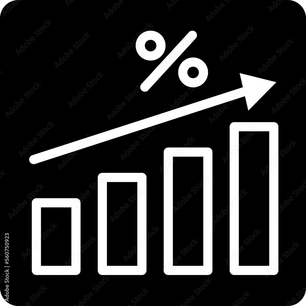 Solid grafik Customer response rate vector icon Solid grafik Customer response rate vector icon