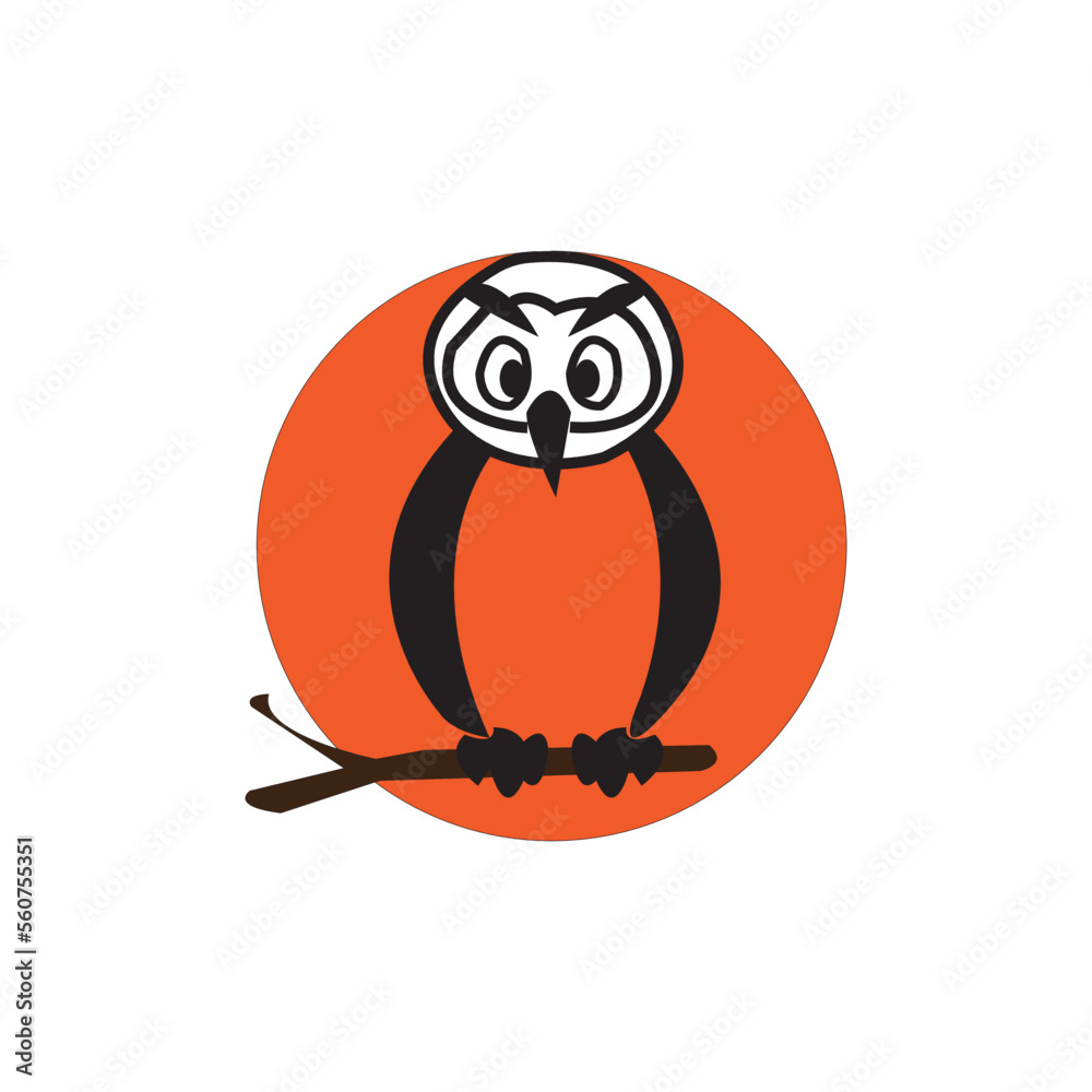 Fototapeta premium owl icon