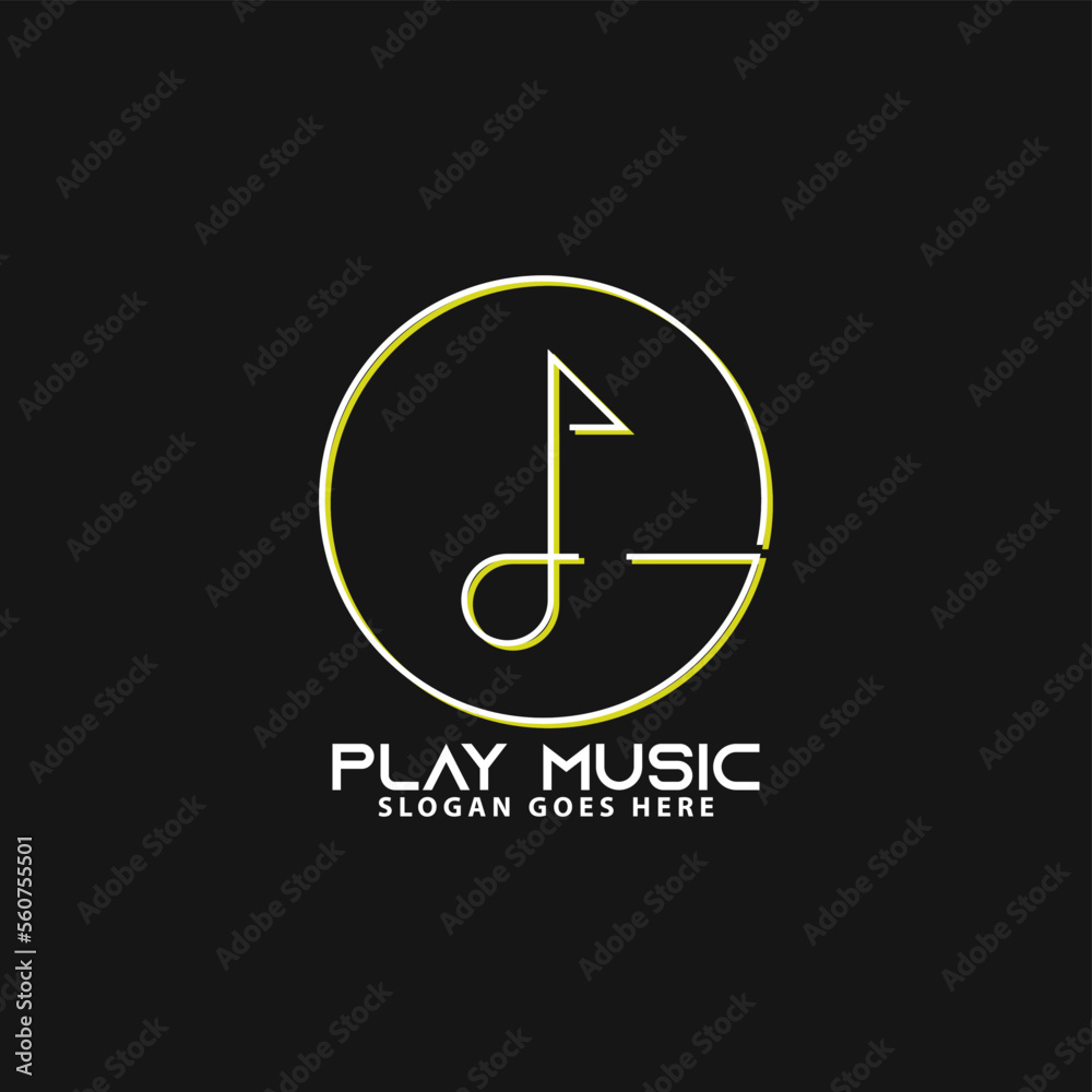 play music dj logo simple minimalist design play music dj logo simple minimalist design