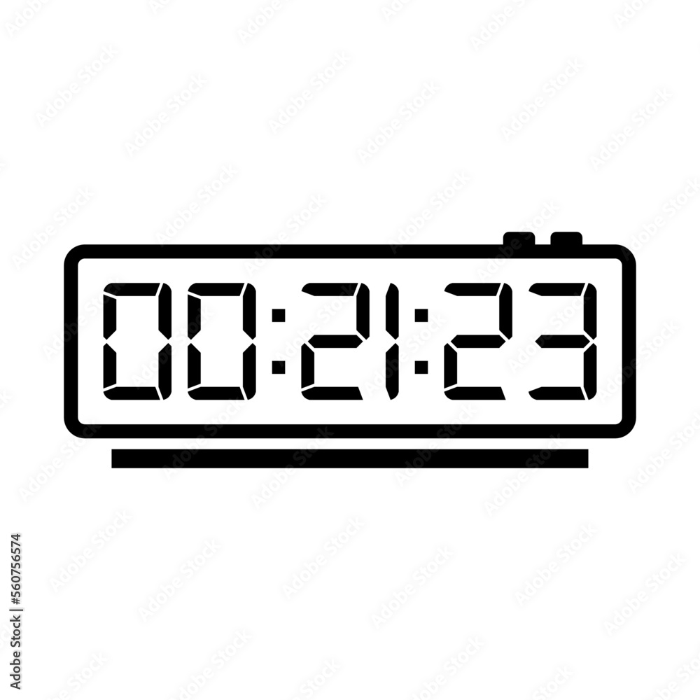 Digital, clock, led icon vector image. Can also be used for home electronics and appliances. Suitable for mobile apps, web apps and print media. Digital, clock, led icon vector image. Can also be used for home electronics and appliances. Suitable for mobile apps, web apps and print media.