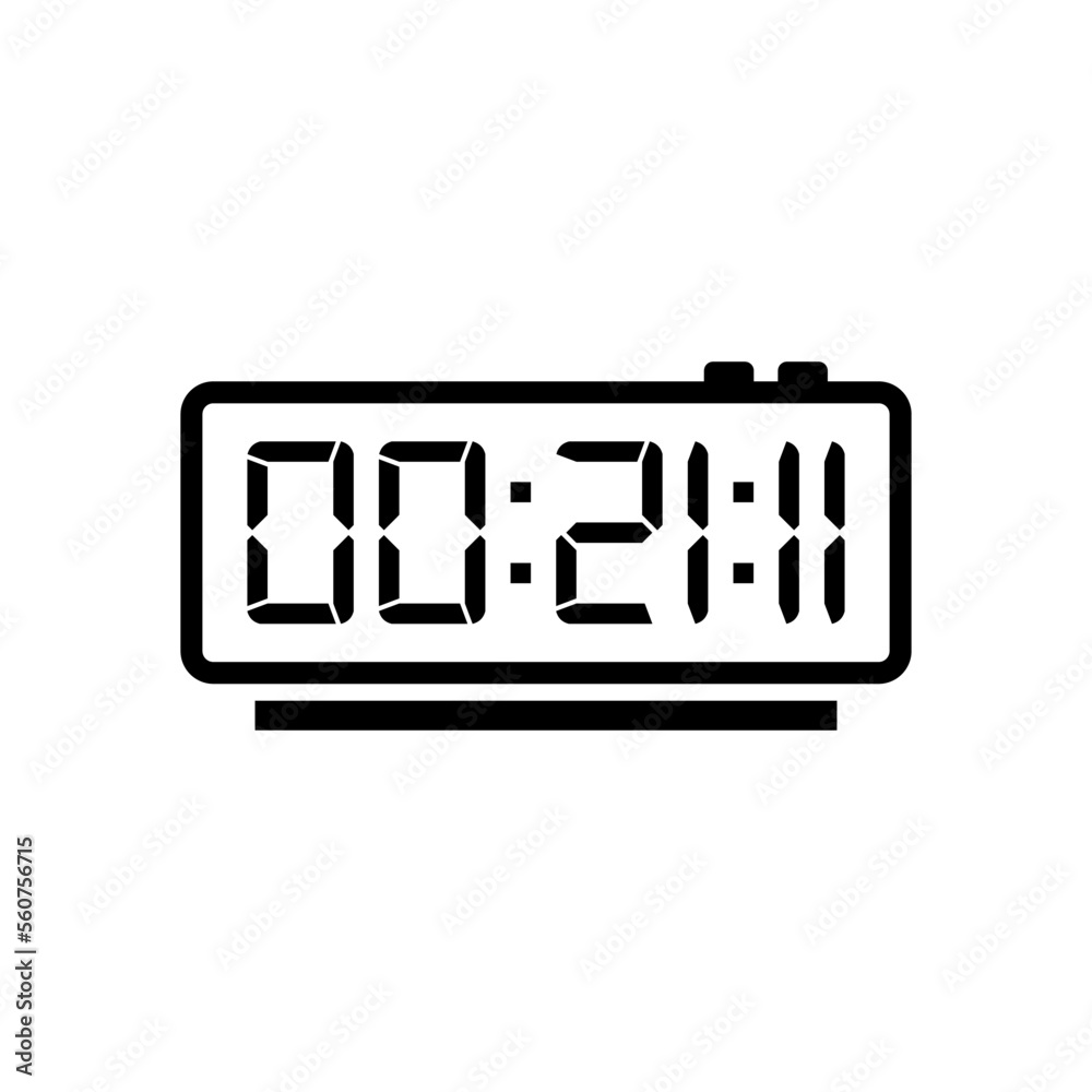 Digital, clock, led icon vector image. Can also be used for home electronics and appliances. Suitable for mobile apps, web apps and print media. Digital, clock, led icon vector image. Can also be used for home electronics and appliances. Suitable for mobile apps, web apps and print media.