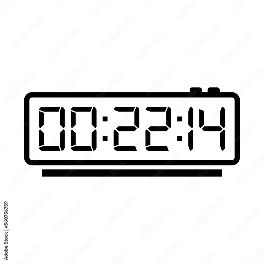 Digital, clock, led icon vector image. Can also be used for home electronics and appliances. Suitable for mobile apps, web apps and print media. Digital, clock, led icon vector image. Can also be used for home electronics and appliances. Suitable for mobile apps, web apps and print media.