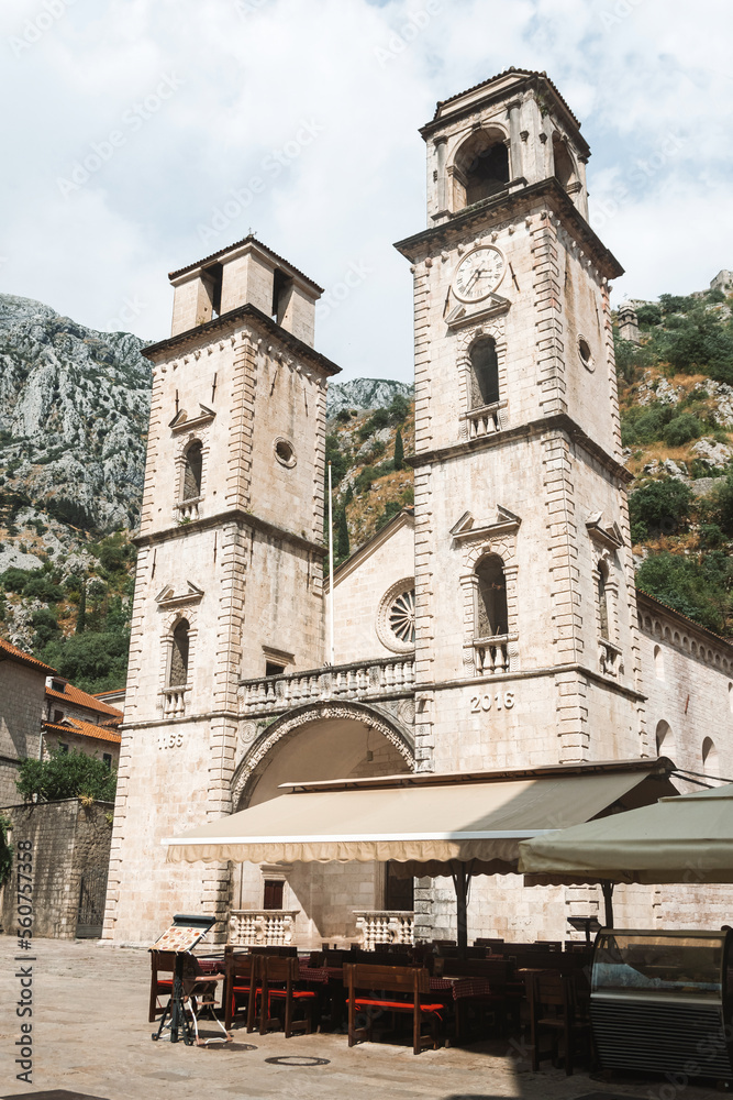 The main and oldest temple of Kotor, Montenegro