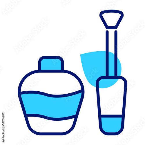 Nail polish vector design, an item of beauty accessory