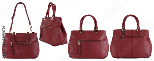 Multiple images of a lady's bag