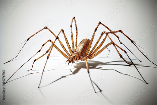 A close up of a cellar spider