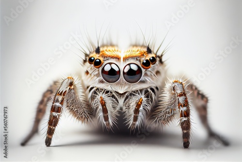 A close up of a spider