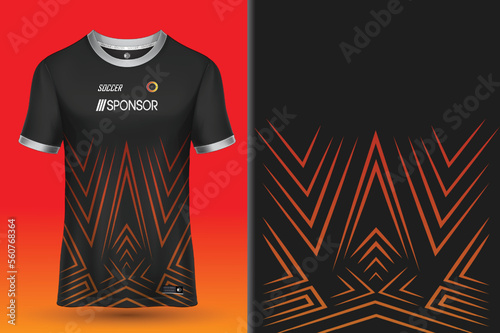Sports jersey design for sublimation