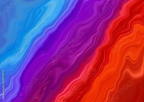 Abstract colorful background of waves. Liquify wallpaper.