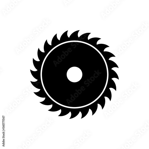 saw blade linear icon