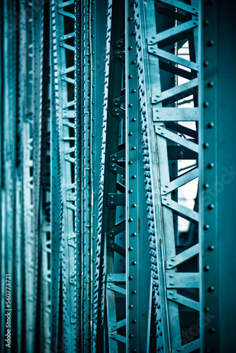 steel bridge spans