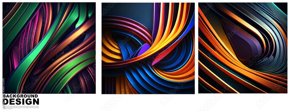 Geometric line abstract background, futuristic and colorfull Geometric line abstract background, futuristic and colorfull