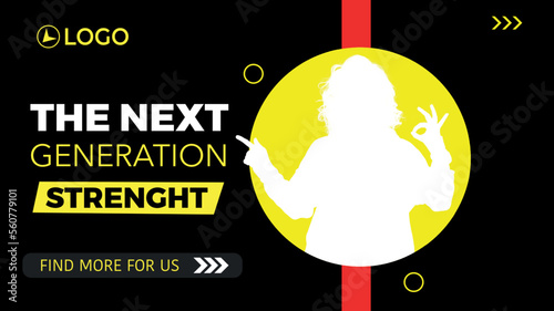 Youtube thumbnail for live workshop promotion template