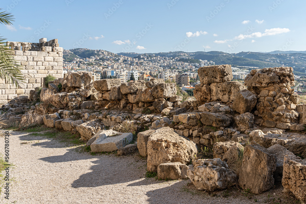The Crusader Castle Byblos, Jbeil, Lebanon The Crusader Castle Byblos, Jbeil, Lebanon