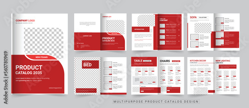 Multipurpose Product catalog design or product catalogue template