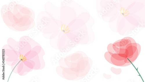 pink flowers background