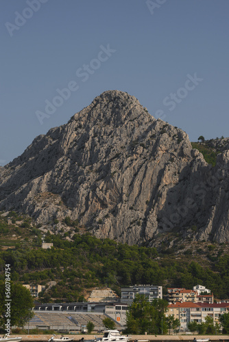 View of mountain in Croatia 