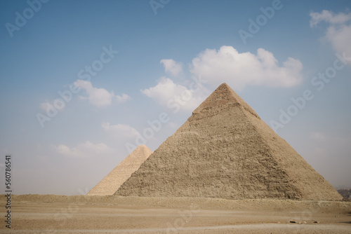 The great pyramids of Giza at Egypt