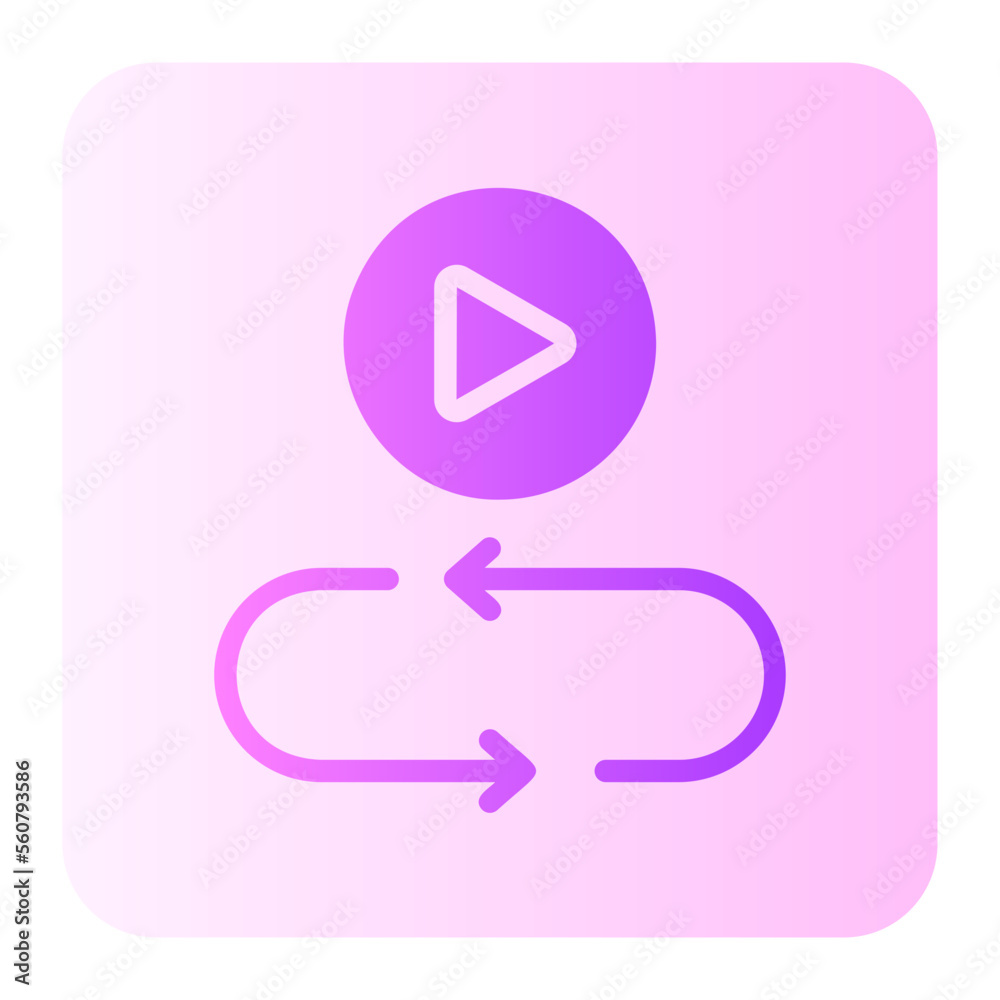 repeat gradient icon repeat gradient icon