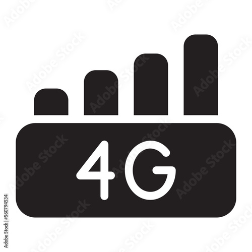4g glyph icon
