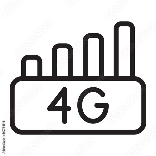 4g line icon