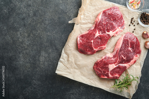 Obraz na płótnie Raw beef steak