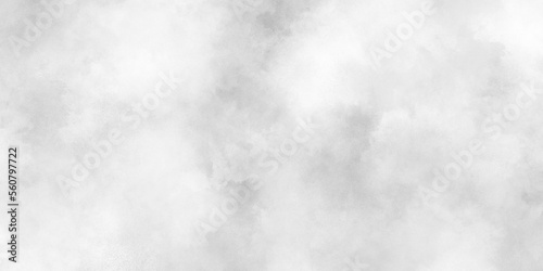 Abstract cloudy silver ink effect white paper texture, Old and grainy white or grey grunge texture, black and whiter background with puffy smoke, white background illustration. 