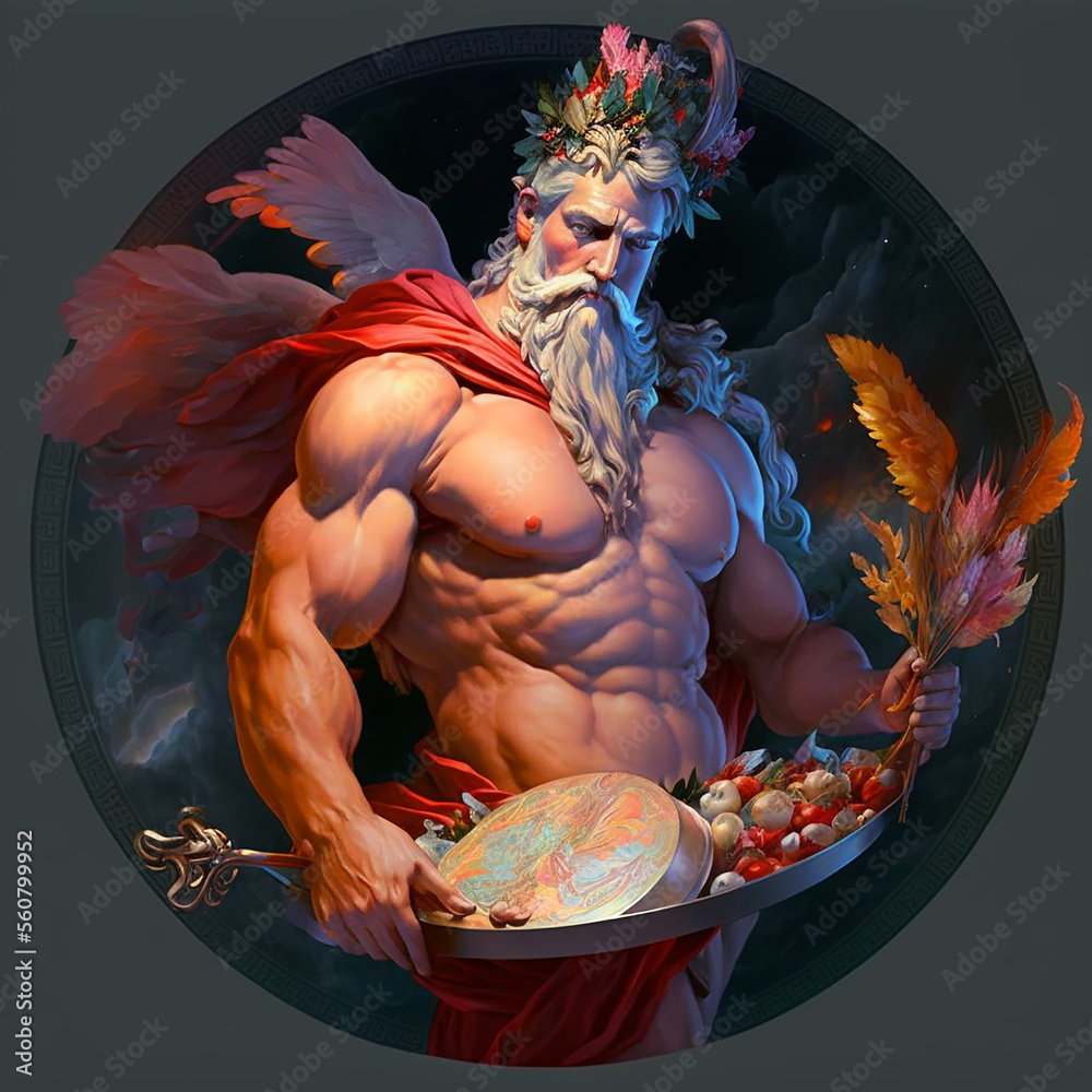 Ancient greek god Pan. Created with Generative AI technology. Stock ...