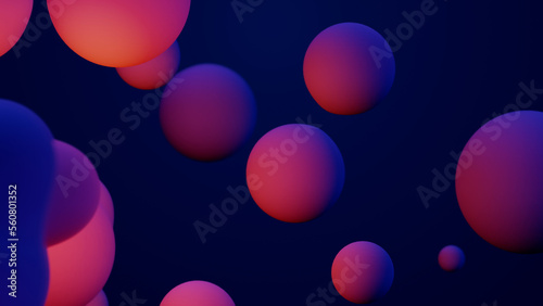 Metaverse 3d render morphing animation pink purple abstract metaball metasphere bubbles art sphere blue background backdrop space moving meta balls shapes motion design fluid liquid blob deformation