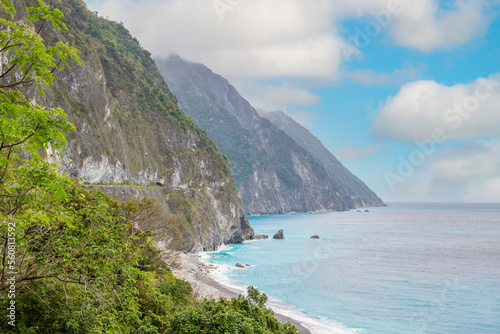 Taitung  Taiwan - characterized by deep blue waters  vertical cliffs and small fishing villages  the East Coast of Taiwan is a paradise for seaside and nature lovers 