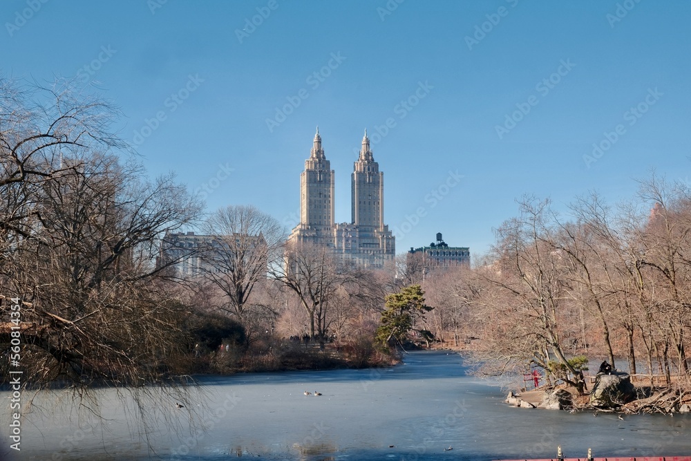 Fototapeta premium The Building in Central Park