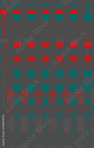 red and green block pattern on dark vertical background with gradient effect space for text