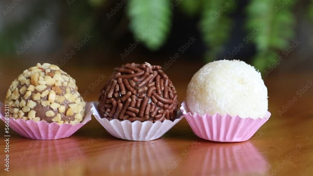 party sweets and brigadeiros, Brazilian sweets, video sweets
