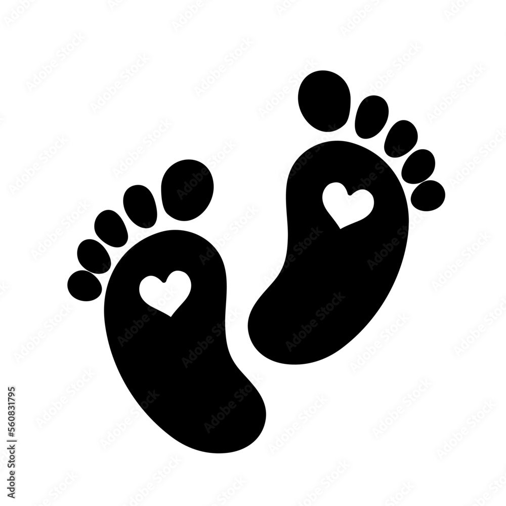 Baby Socks Icon Vector Stock Illustration - Download Image Now