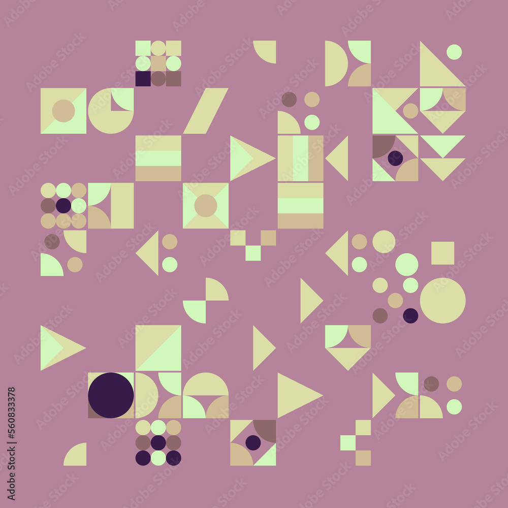 set of shapes Bauhaus graphic set of shapes Bauhaus graphic