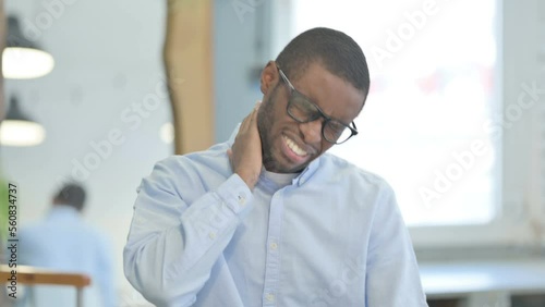 Wallpaper Mural Portrait of African Man with Neck Pain Torontodigital.ca